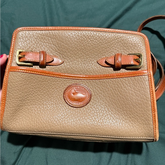 Dooney & Bourke Handbags - Dooney & Bourke Brown Leather Crossbody Bag